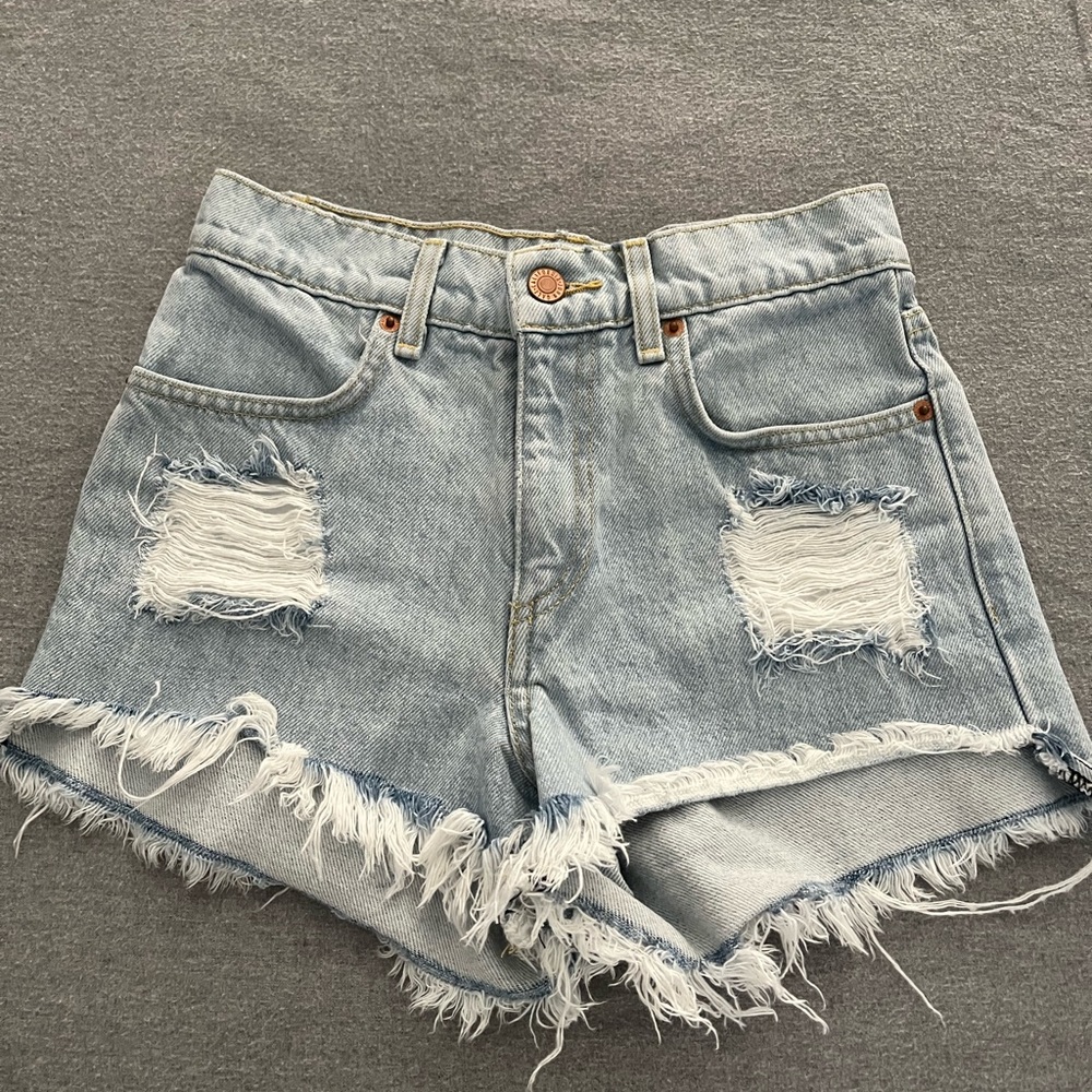 Brandy Melville high-waist denim shorts